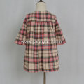 baby girl check autumn dress